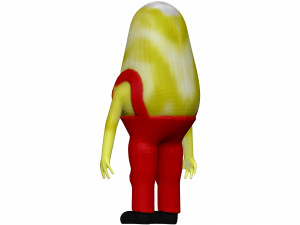 Cartoon Endive 3D Model