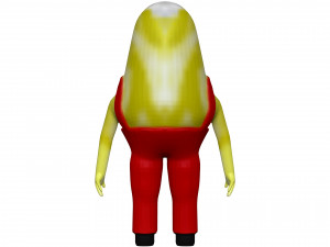 Cartoon Endive 3D Model