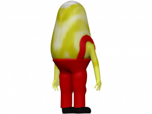 Cartoon Endive 3D Model