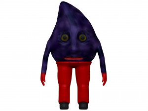 Cartoon Fig 3D Model