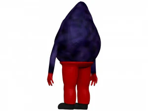 Cartoon Fig 3D Model