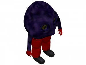 Cartoon Fig 3D Model