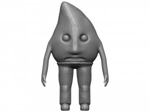 Cartoon Fig 3D Model