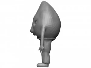 Cartoon Fig 3D Model