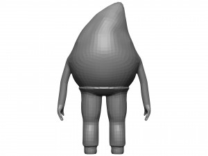 Cartoon Fig Modelo 3D