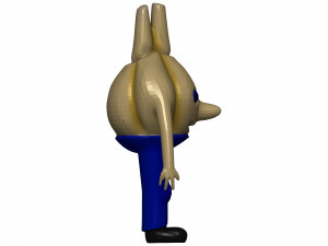 Cartoon Garlic 3D-Modell