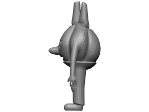 Cartoon Garlic 3D-Modell