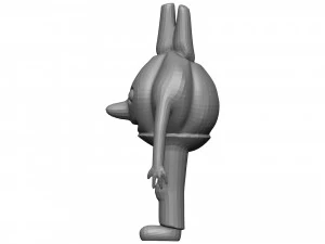 Cartoon Garlic 3D Model