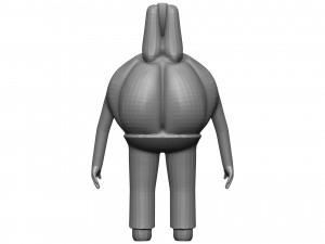 Cartoon Garlic 3D-Modell