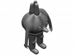 Cartoon Garlic 3D-Modell