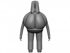 Cartoon Garlic 3D-Modell
