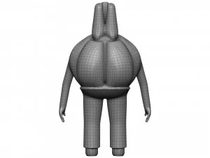 Cartoon Garlic 3D Model