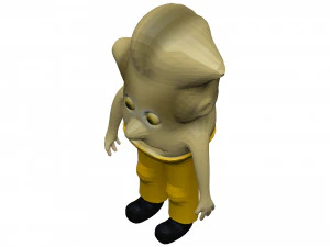 Cartoon Ginger 3D Model