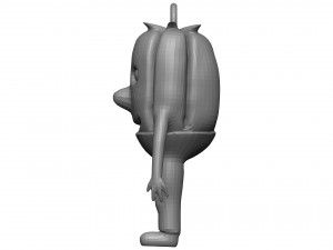 Cartoon Green Pepper 3D 모델