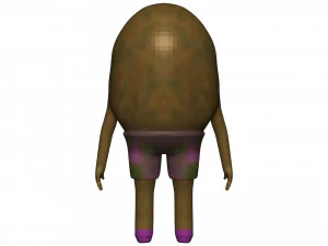 Cartoon Kiwi 3D Model