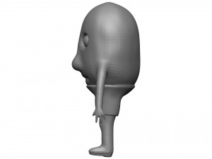 Cartoon Kiwi Modello 3D