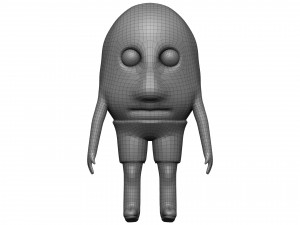 Cartoon Kiwi Modello 3D