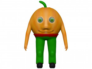 Cartoon Orange Modelo 3D