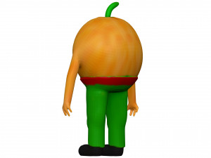 Cartoon Orange 3D-Modell