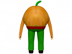 Cartoon Orange 3D-Modell