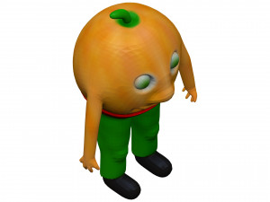 Cartoon Orange 3D-Modell
