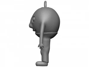 Cartoon Orange 3D Model