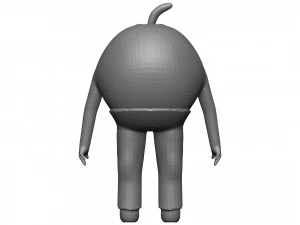 Cartoon Orange 3D Model