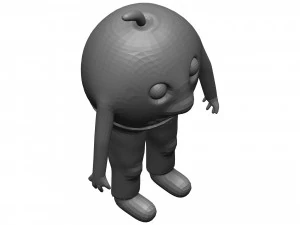 Cartoon Orange 3D Model
