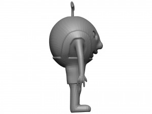 Cartoon Peach Model 3D