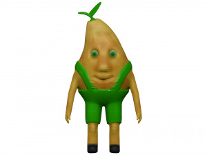 Cartoon Pear 3D Model