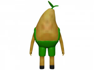 Cartoon Pear 3D Model