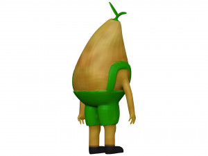 Cartoon Pear 3D 模型