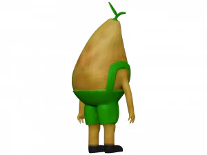 Cartoon Pear 3D Model