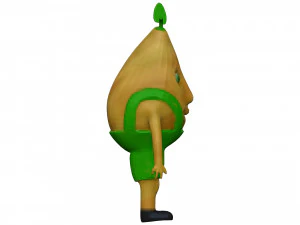 Cartoon Pear 3D Model