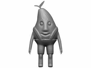 Cartoon Pear 3D 模型