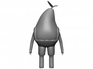 Cartoon Pear 3D 模型