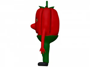 Cartoon Pepper 3D Model