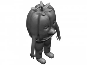 Cartoon Pepper 3D Model