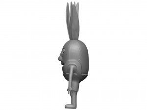 Cartoon Pineapple 3D Model