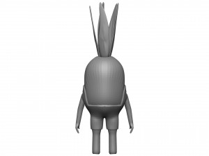 Cartoon Pineapple 3D Model