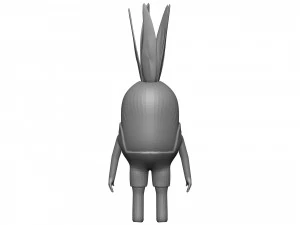 Cartoon Pineapple 3D Model