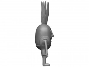 Cartoon Pineapple 3D Model