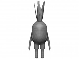 Cartoon Pineapple 3D Model