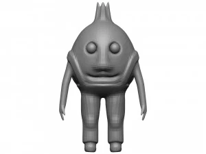 Cartoon Pomegranate 3D Model