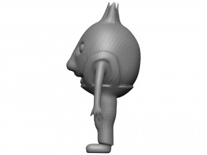 Cartoon Pomegranate 3D Model