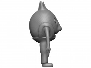 Cartoon Pomegranate 3D Model