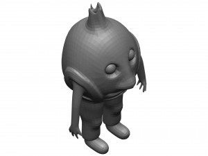 Cartoon Pomegranate 3D Model