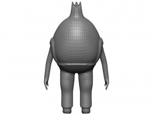 Cartoon Pomegranate 3D Model