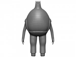 Cartoon Pomegranate 3D Model