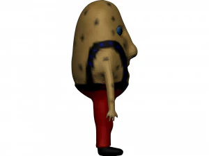 Cartoon Potato 3D Model